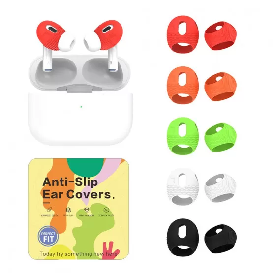 INF Silikon Öronproppar för Kompatibel med Apple AirPods Pro 2 - Anti-Slip, Dammtäta, Blandade Färger