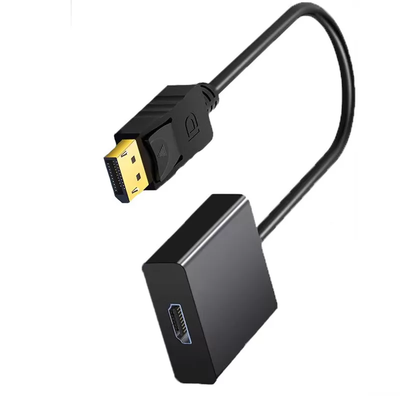 INF DP till HDMI-adapter 4K/1080P - Svart - 0.15m - Högupplöst video och ljud