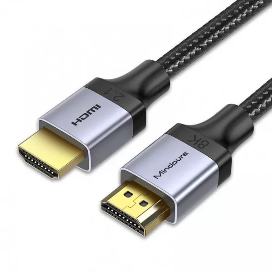 INF 8K HDMI 2.1-kabel - Höghastighetskabel för TV, dator och spel 0,5 m