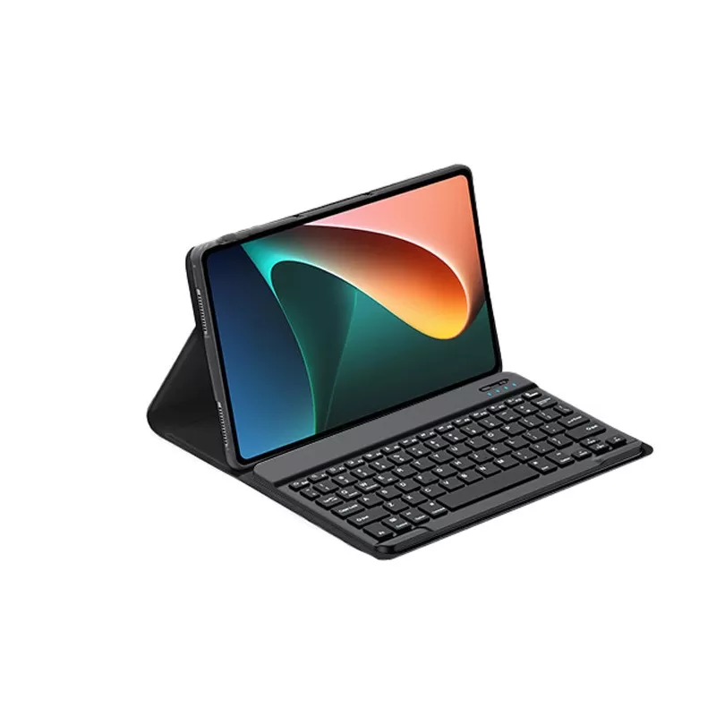 INF Roterande Bluetooth-tangentbordsfodral för surfplatta - Xiaomi 6 SPro 12.4 tum - Svart