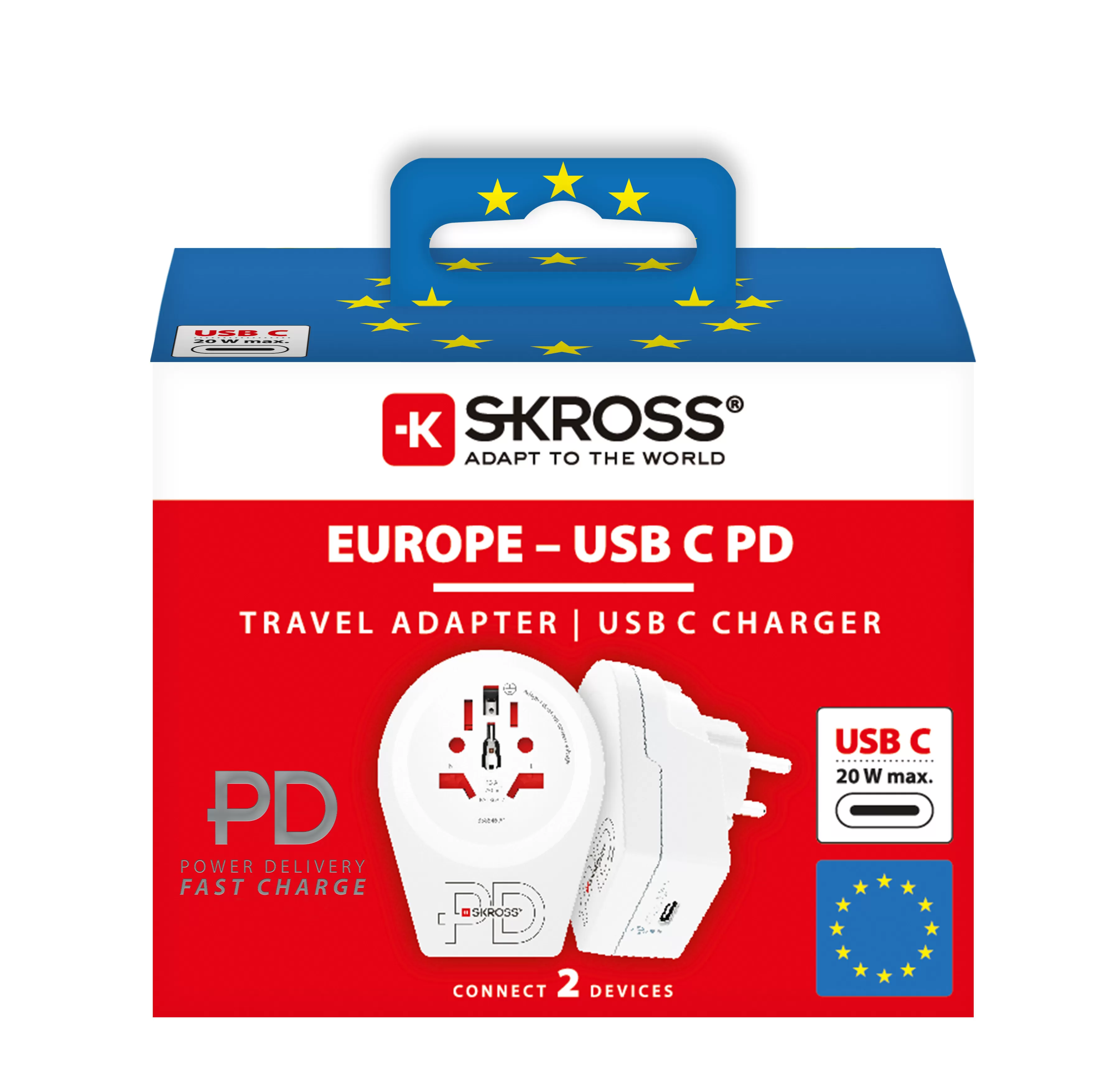 skross World to Europe USB C20PD