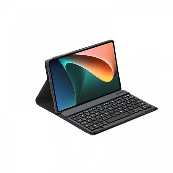 INF Roterande Bluetooth-tangentbordsfodral för Xiaomi 7/7Pro 11.2 tum - Svart tangentbord