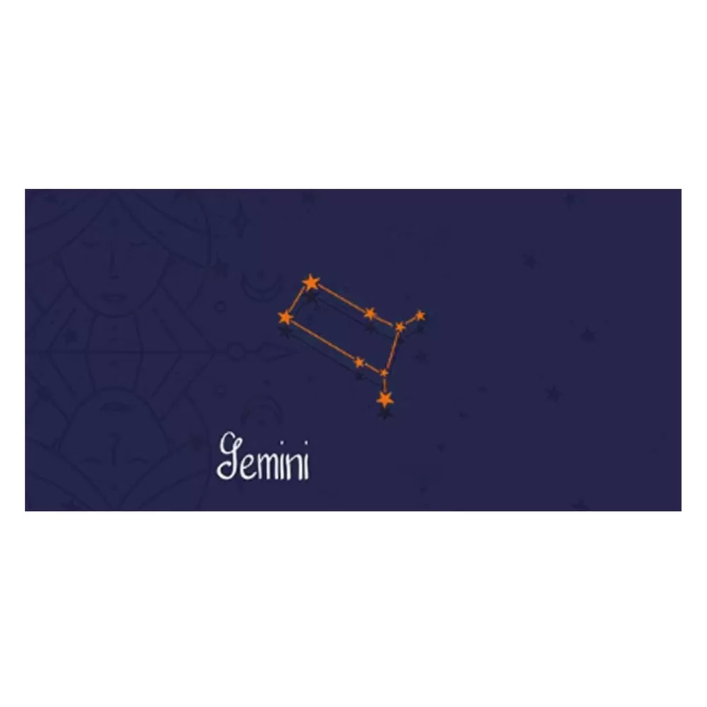 INF Tvillingarna 12 Stjärntecken Musmatta - Stor, Halkfri och Bekväm