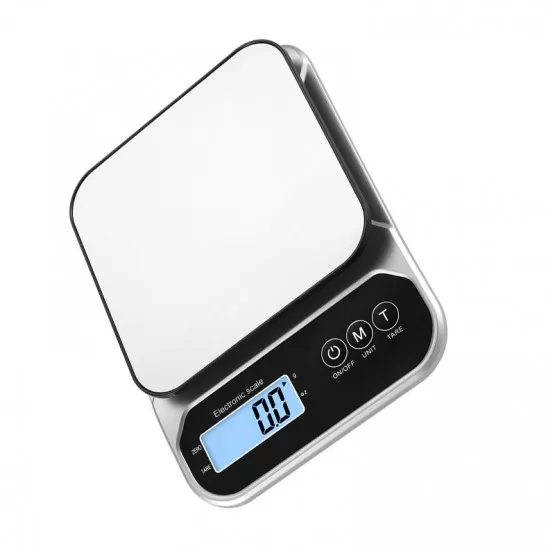 Infkg INF Digital köksvåg 5KG/0.5G - Laddningsbar och batteridriven