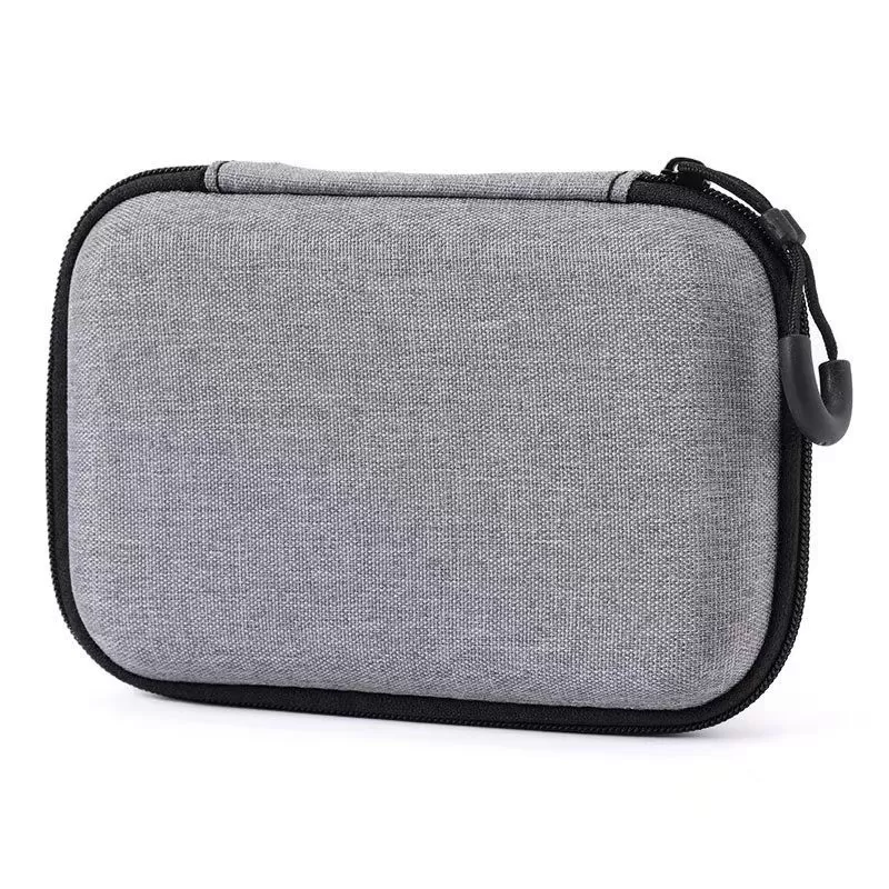 INF Grå Digital Förvaringsväska 18x12x5cm - Perfekt för Elektroniktillbehör