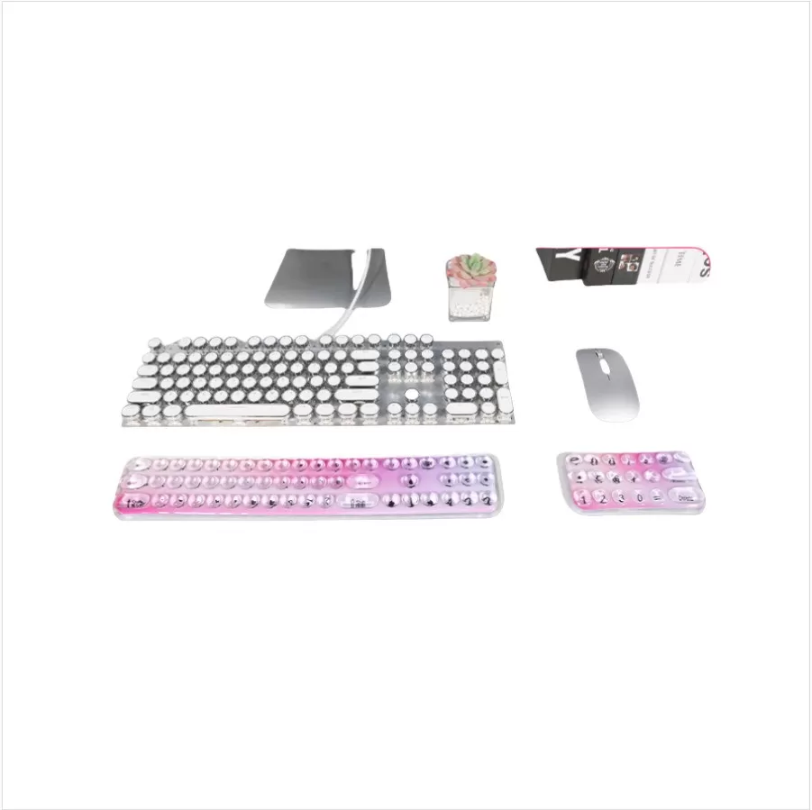 INF Ergonomisk handledsstöd musmatta och tangentbordsmatta set - Lindra handledströtthet Flerfärgad 1