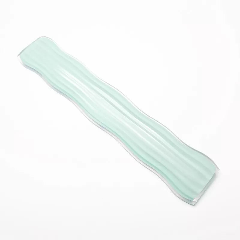 INF Transparent Silikon Tangentbordsmatta - Ergonomisk Design för Ökad Komfort Grön