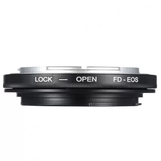 INF FD-EOS Adapterring för Canon FD-objektiv till Canon EOS (EF-fäste) Metall Makro