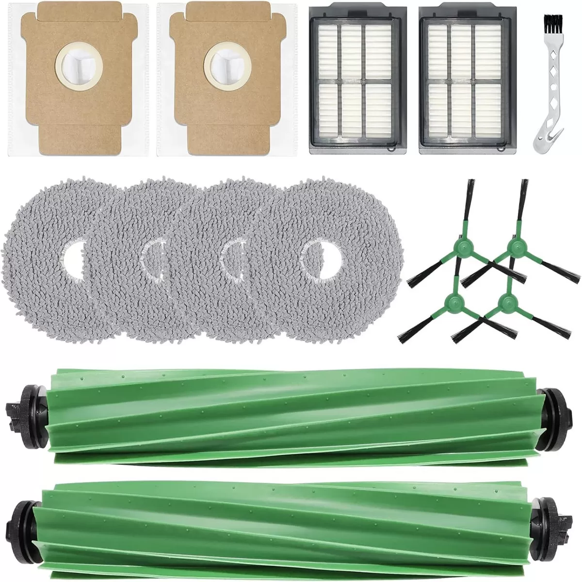 INF Ersättningsdelar kompatibla med iRobot Roomba Plus 405 dammsugare