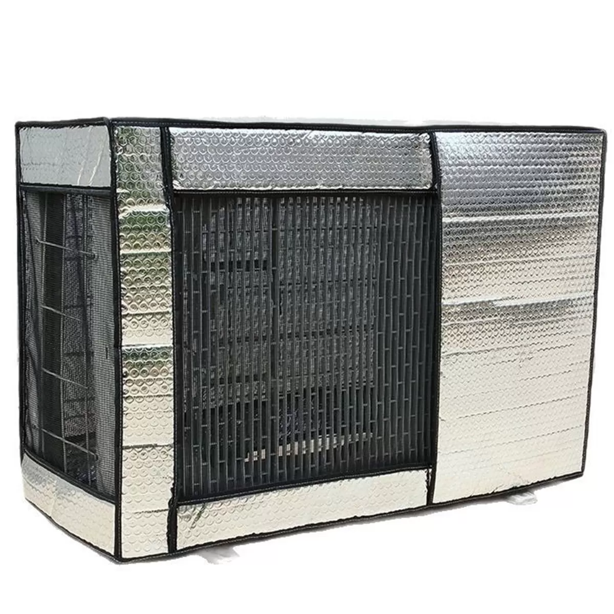 INF Aluminiumfolie Bubbla Luftkonditionering Utomhusenhet Skydd - Vindsäker, Solskydd, Regntät L