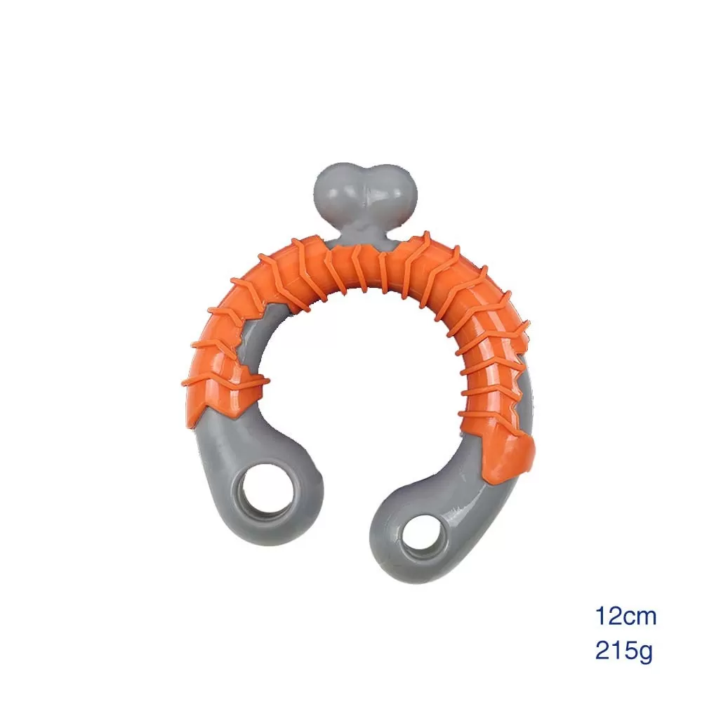 INF Nylon Tuggleksak för Hundar - Tålig och Säker för Valpar och Små Hundar Orange