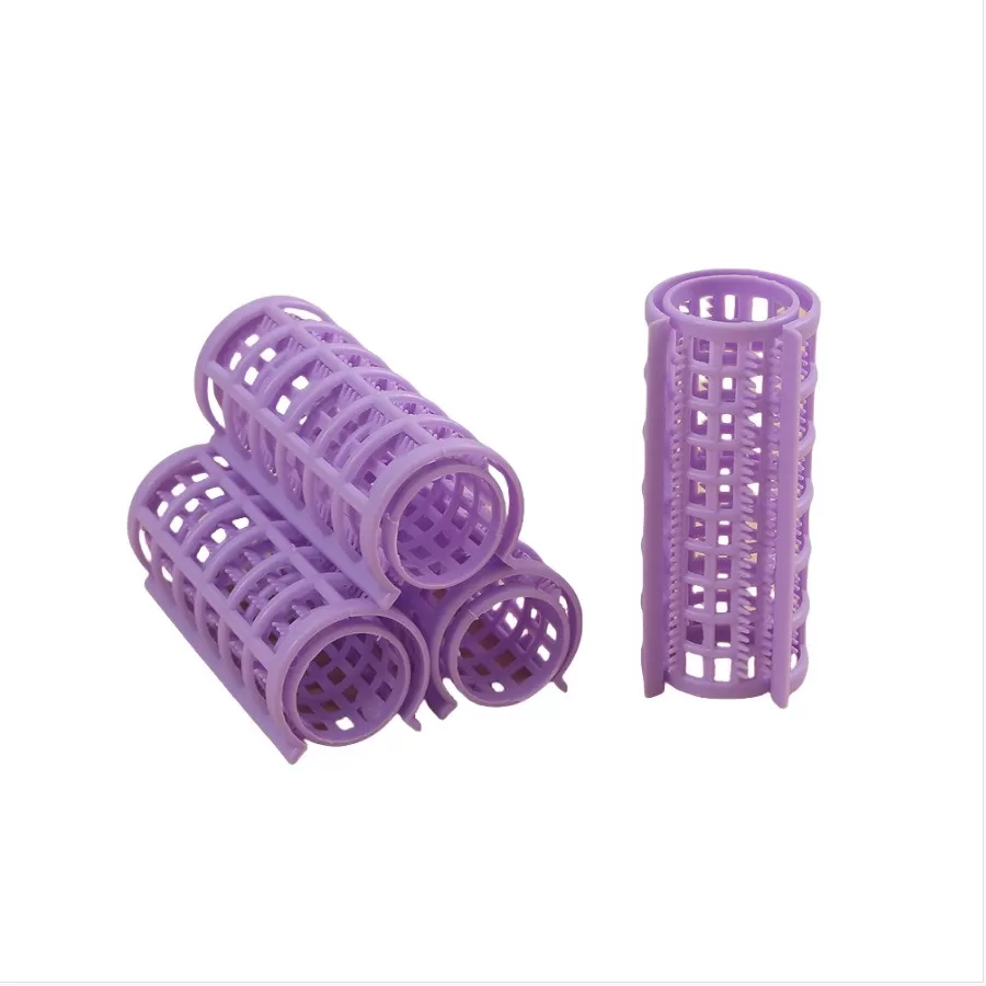 INF 2.5cm Tandad Dubbellager Lazy Hair Curlers - 10 st för Naturliga Lockar