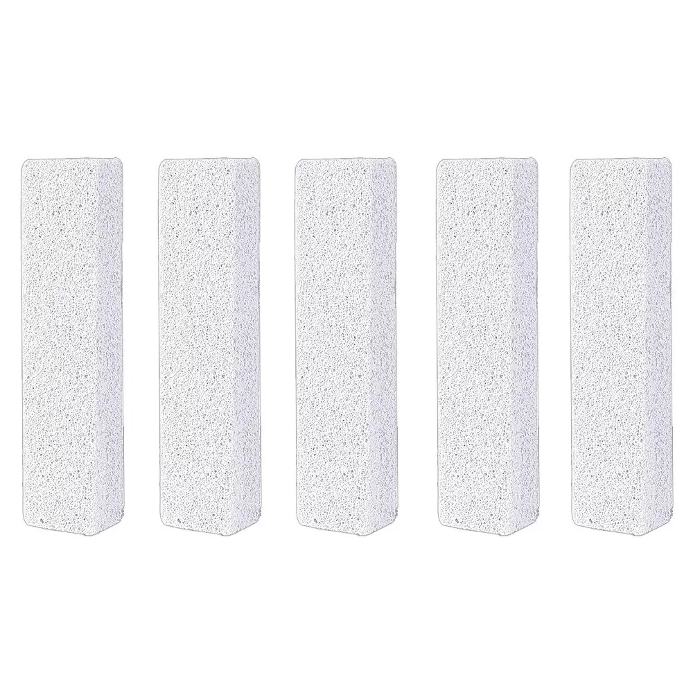 INF 5-pack fotfil av skumglas - Tar bort förhårdnader och död hud Vit