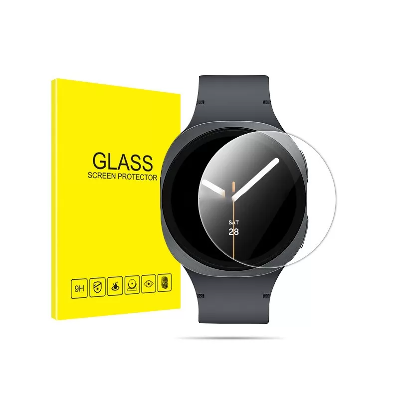 INF Hög Aluminium Dubbelhärdad Skärmskydd kompatibelt med Samsung Watch 8 44mm - Blått Ljus Filter, 2-pack