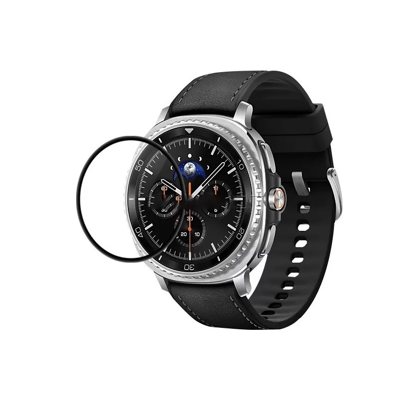 INF Samsung Watch 8 Classic Kompatibelt med Skärmskydd, 3D Böjd, Mjuk Film, Transparent, 2-pack