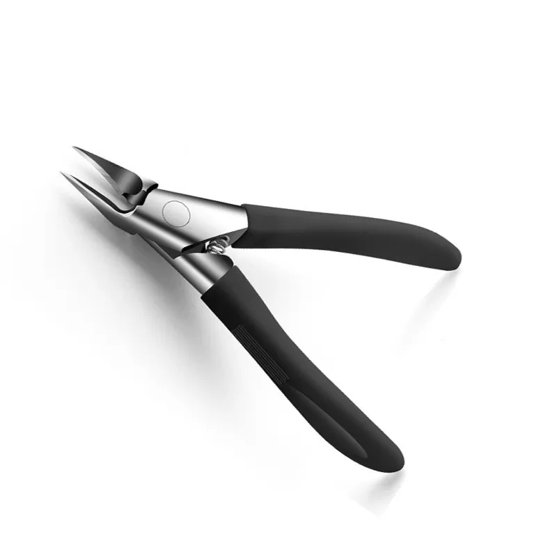 INF Svart liten snedbladig näbbtång kompatibel med nagelklippare och fotvårdsverktyg för effektiv nagelvård