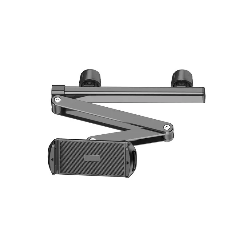 INF Bilhållare med tredelad vikning och texturerad plattklämma, kompatibel med mobil och 15-tums surfplattor för baksätet