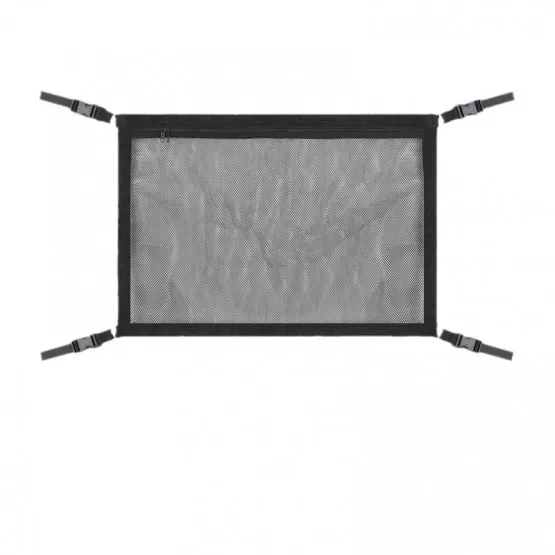 INF Bil takförvaringspåse kompatibelt med polyester och nätduk, svart, 80x53 cm, dubbel lager för effektiv förvaring