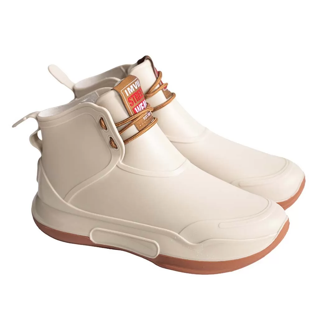 INF Mångsidiga unisex regnstövlar - Trendiga, vattentäta och halkfria 36
