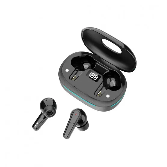 INF Trådlösa Bluetooth-hörlurar med ANC+ENC brusreducering och digital display