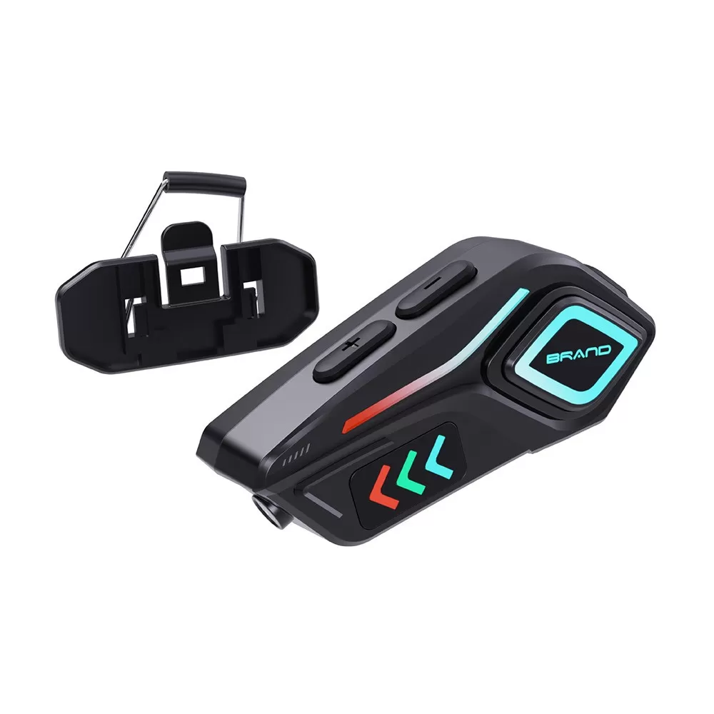 INF Hjälm Bluetooth Headset 2-i-1 med Mikrofon, Lång Batteritid och Brusreducering