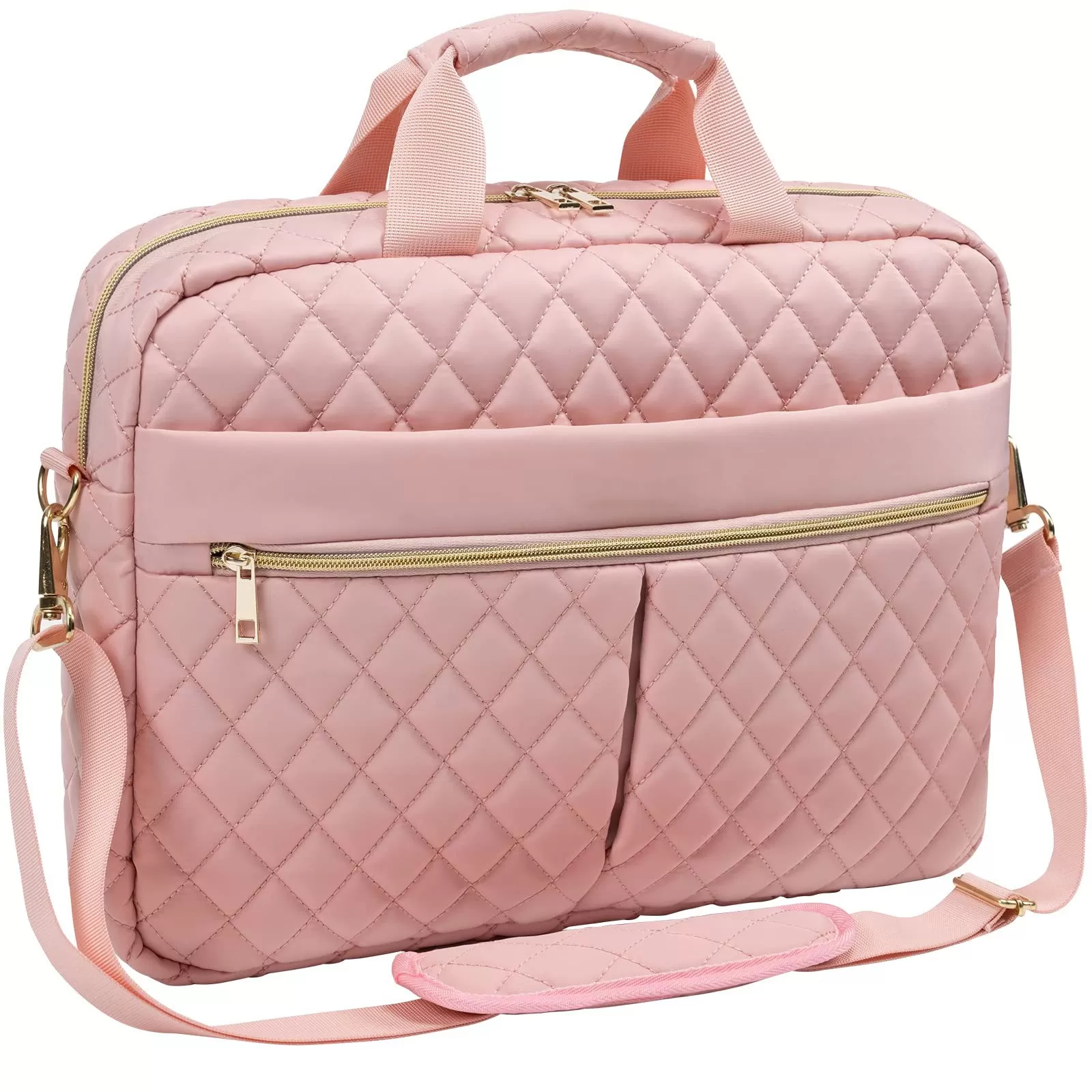 INF 15.6-tums Laptopväska för MacBook Pro - Elegant och Skyddande Rosa