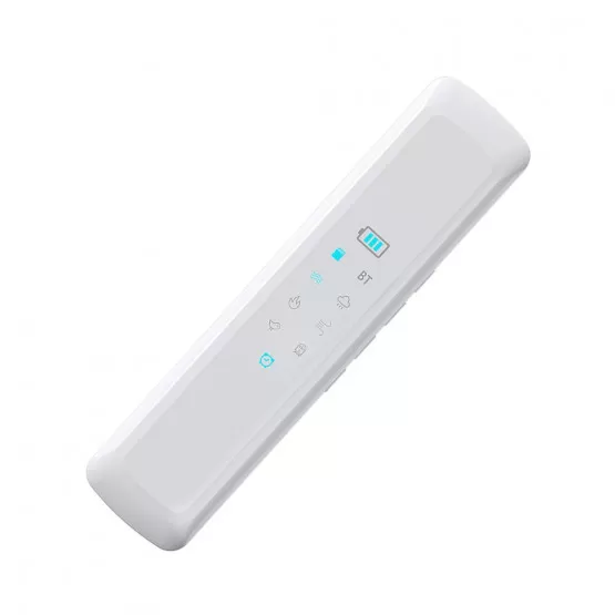 INF Bluetooth Sömnljudmaskin med Display, Bluetooth och TF-kortspelare, Inbyggd Benledning Vitbrus Vit