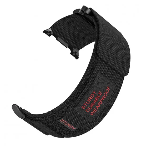 INF Nylonrem kompatibelt med Samsung Galaxy Watch 8 - Svart