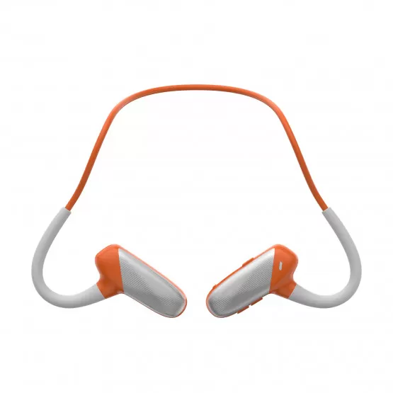 INF Hörlurar för sport och löpning med Bluetooth – Öronkroksdesign för komfort och säkerhet Orange