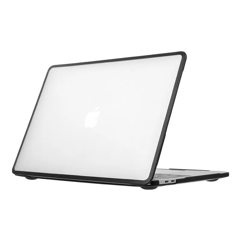 INF Skyddsfodral kompatibelt med MacBook Pro 14" A3112 A3401 - Svart Transparent, Stöttåligt