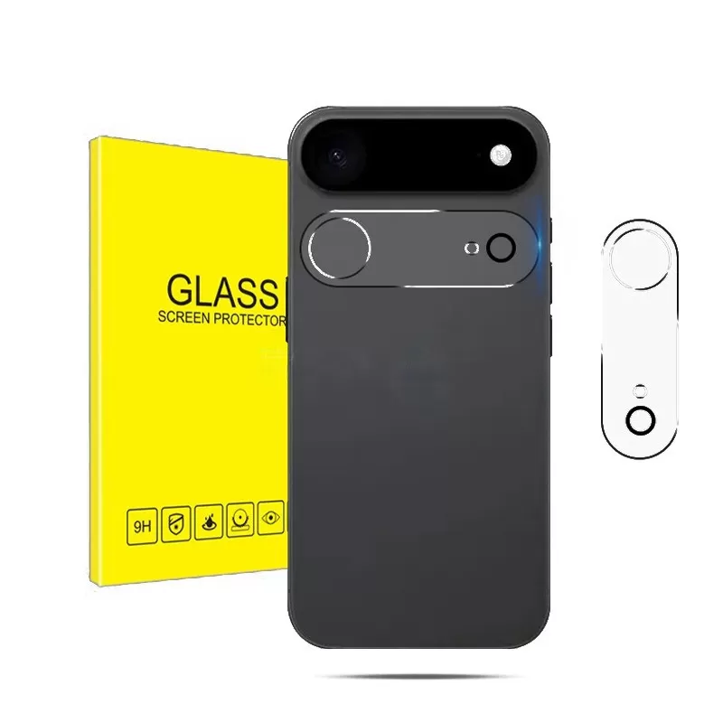 INF Fulltäckande 3D-linsskydd med nattljusring för iPhone 17 Air (2-pack)