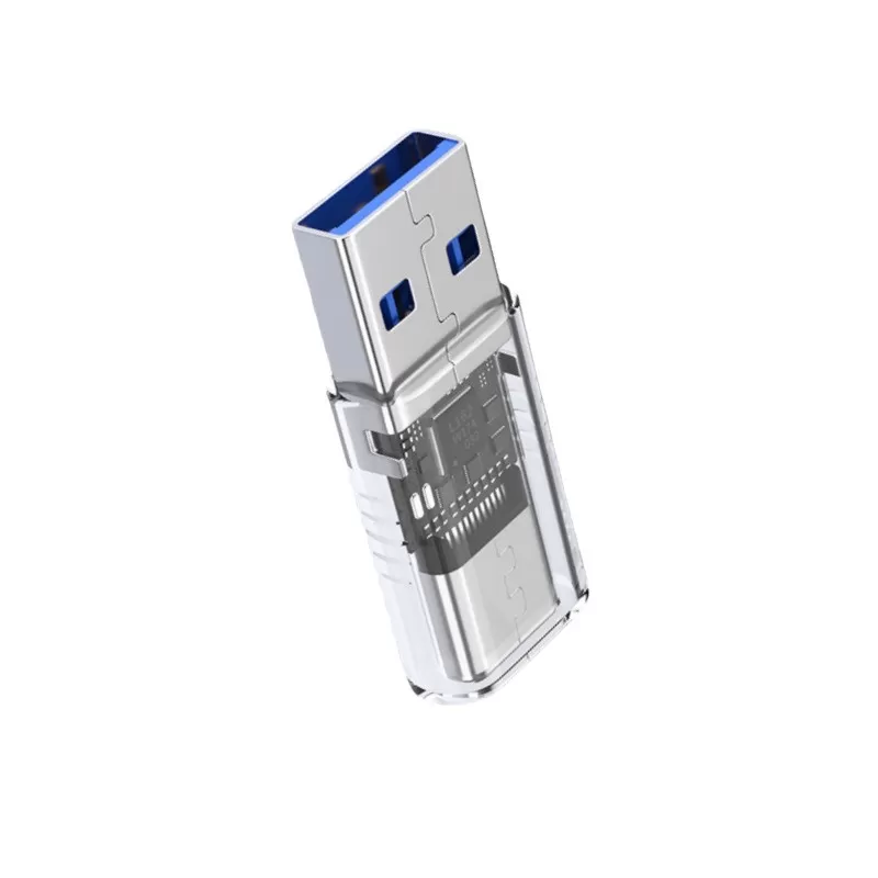 INF Dubbelsidig USB 3.2 till Type-C Adapter - Hög Hastighet, Överströmsskydd och Bred Kompatibilitet