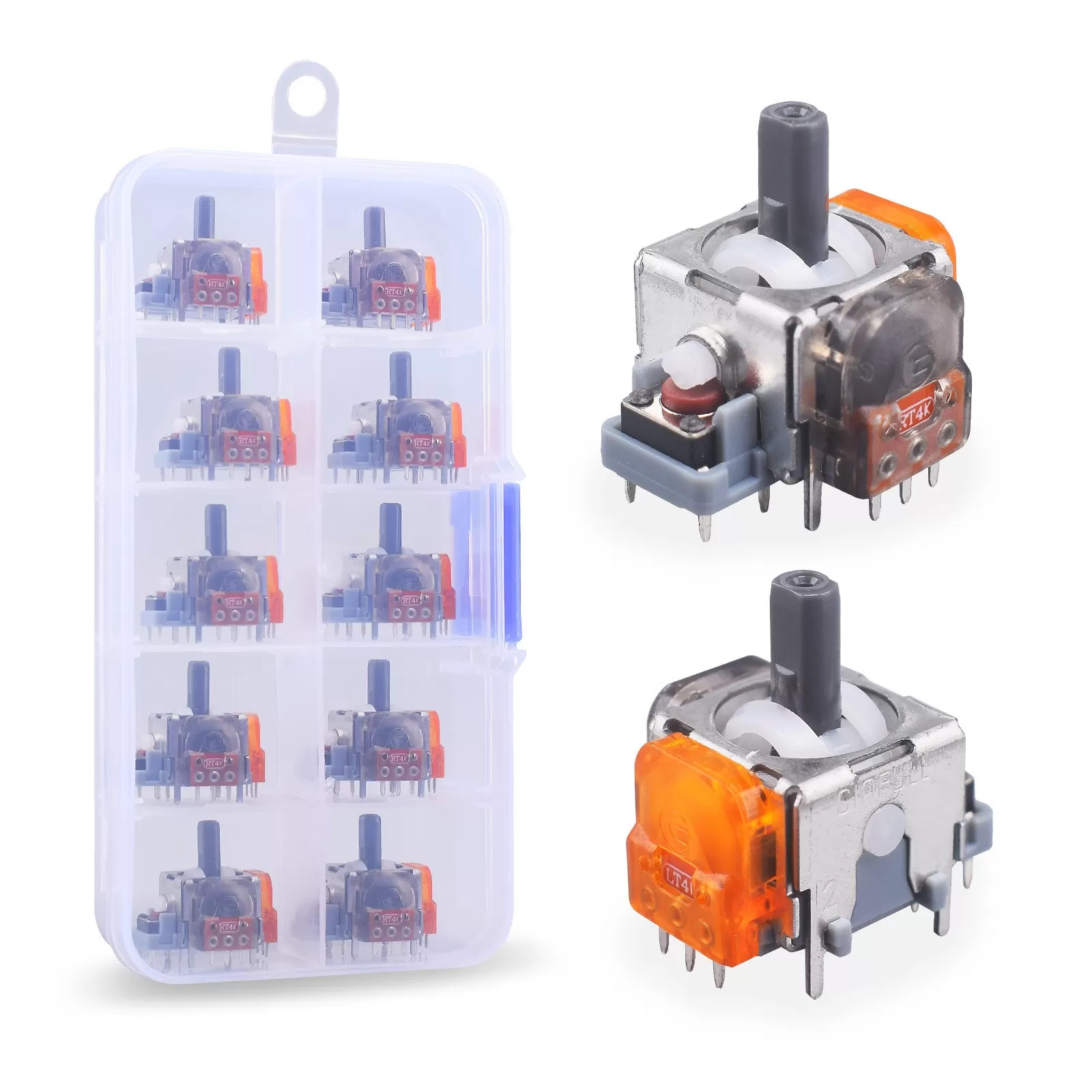 INF TMR Hall Effekt Joystick för PS4 - 10-pack - Hög Precision och Låg Strömförbrukning