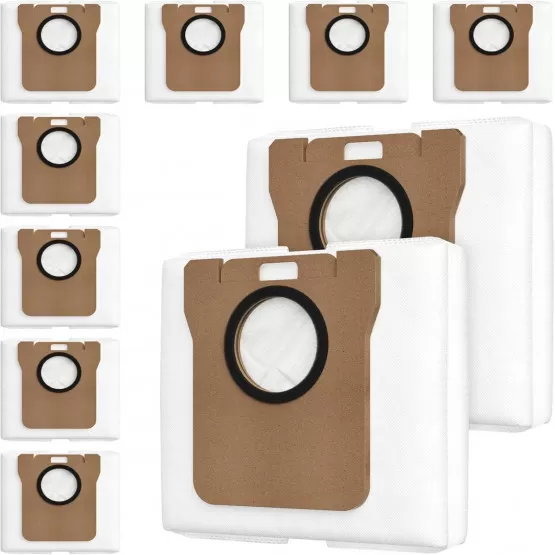INF 10-pack dammsugarpåsar kompatibla med Xiaomi S20