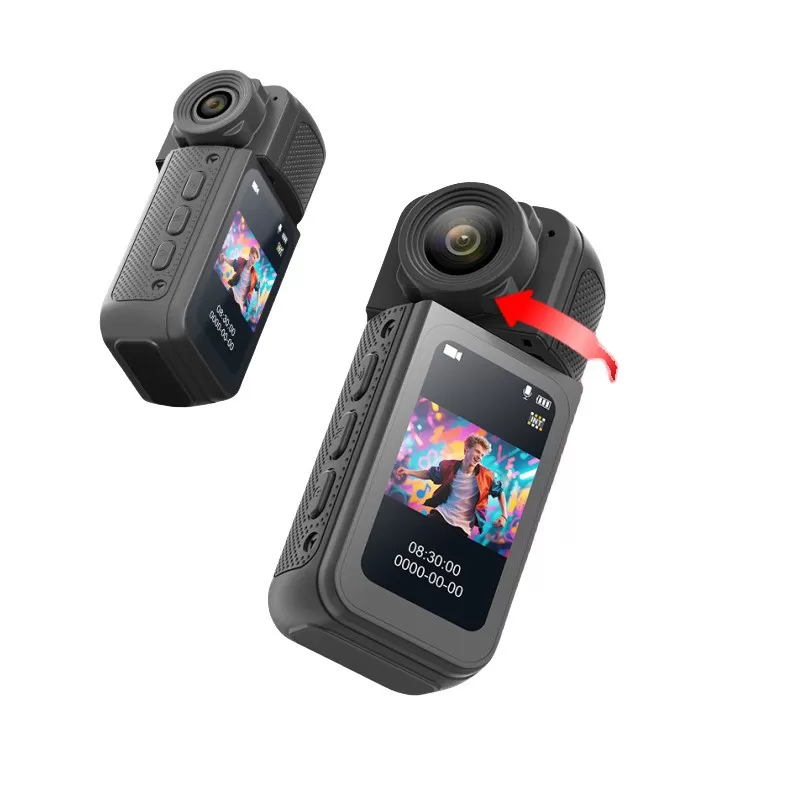 INF Kompakt Utomhus Kamera med 64GB Minneskort - Perfekt för Cykling och Äventyr