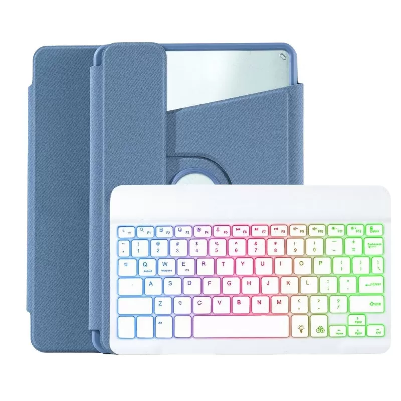 INF 360° Roterande Bluetooth-tangentbord med stativ och skyddsfodral för Tab A8 10.5 (X200/X205) med pennhållare