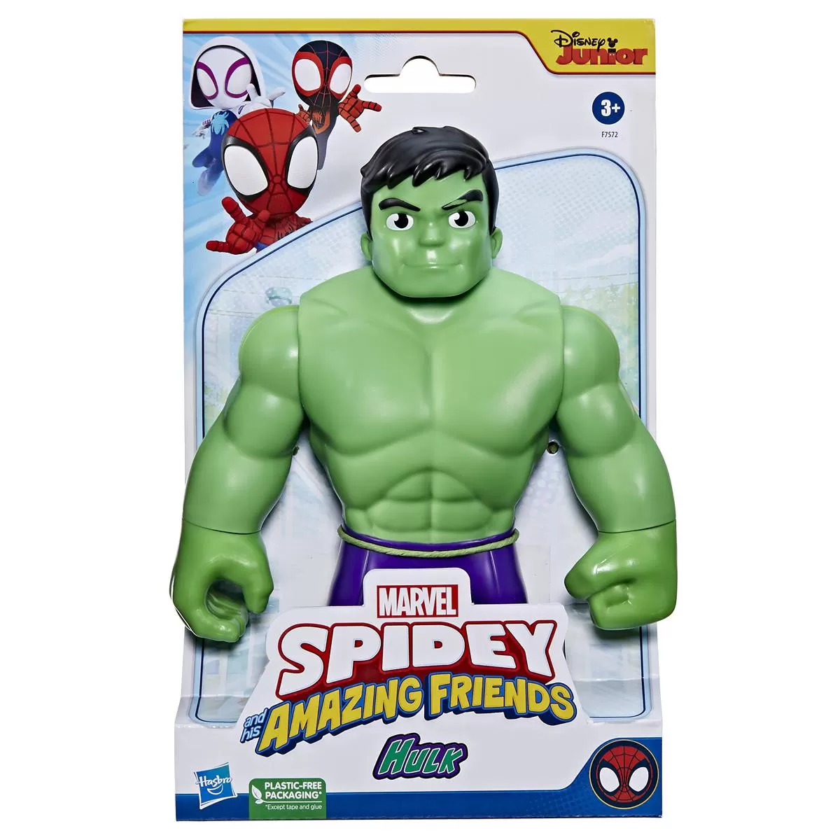 MARVEL Spidey And His Amazing Friends Supersized 9 Inch Figure Hulk