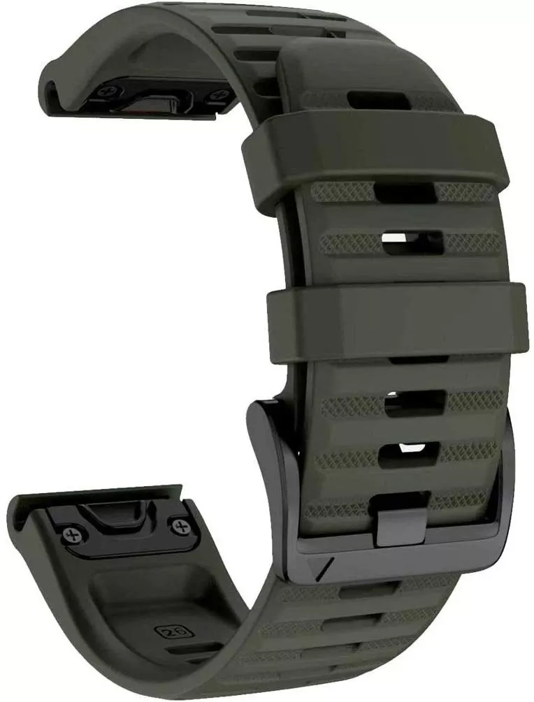 INF Garmin Fenix armband silikon Army green