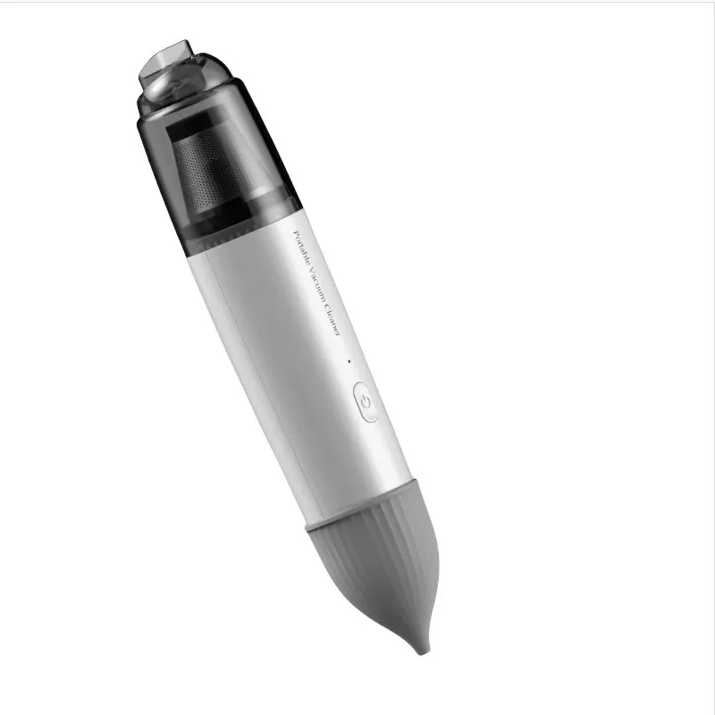 INF Sladdlös Mini Portabel Dammsugare för Kvalster - Vit Plastnät + Blåsmunstycke