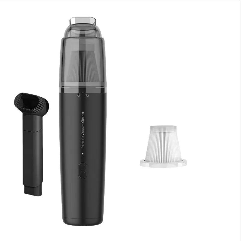 INF Sladdlös handdammsugare - Svart Mesh Portabel Kvalsterborttagare & Dammuppsamlare