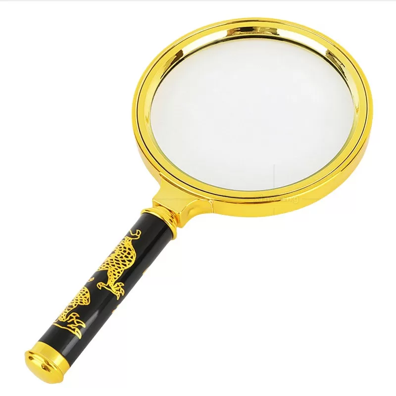 INF Handhållen läsförstoringsglas med avtagbart handtag - Perfekt för seniorer, hobbyer och inspektion 60 mm