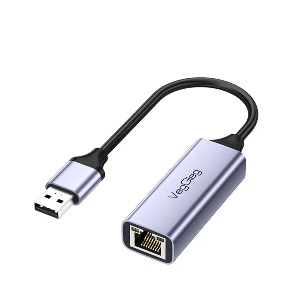 INF USB till Ethernet-adapter - 10/100Mbps Nätverksanslutning i Aluminiumlegering