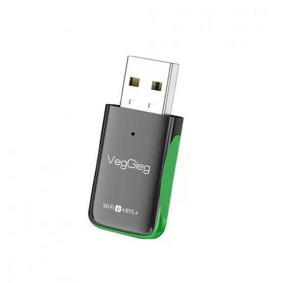 INF WiFi 6 & Bluetooth 5.4 USB-adapter - 5G Dual Band Trådlöst Nätverkskort