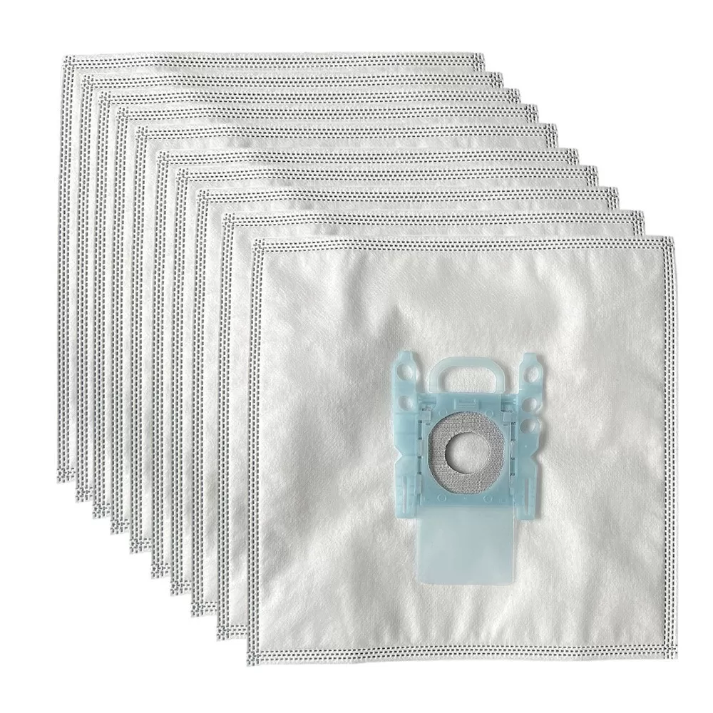 INF 10-pack dammsugarpåsar av non-woven, kompatibla med Bosch och Siemens dammsugare
