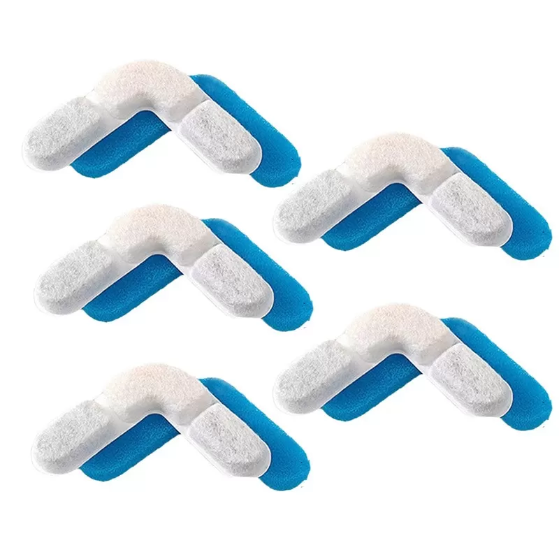 INF Diagonalt Djur Vattenfontän Filter Ersättning - Blå & Vit (5-Pack)