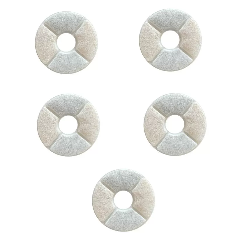 INF Ersättningsfilter för djurfontän - Rund blomform 12,6 cm (5-pack)
