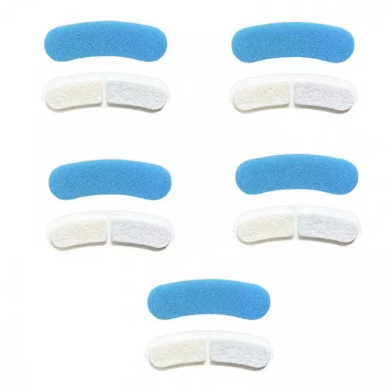INF U-formade vattenfontänfilter för husdjur (5-pack) med svamp, kompatibelt med de flesta vattenfontäner