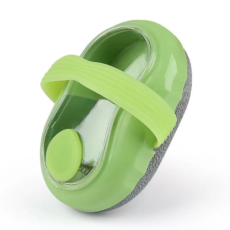 INF Flytande Tvål Dispenserande Badborste - Exfolierande Kroppstvättskrubb med Massageborst Grön