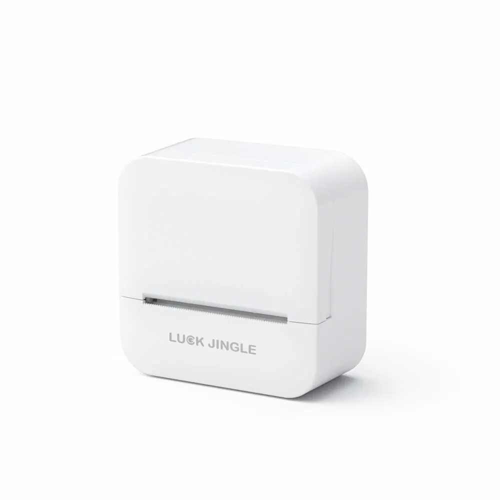INF 58mm Mini Portabel Termisk Skrivare - Trådlös Bluetooth Etikett- & Fotofickskrivare Vit