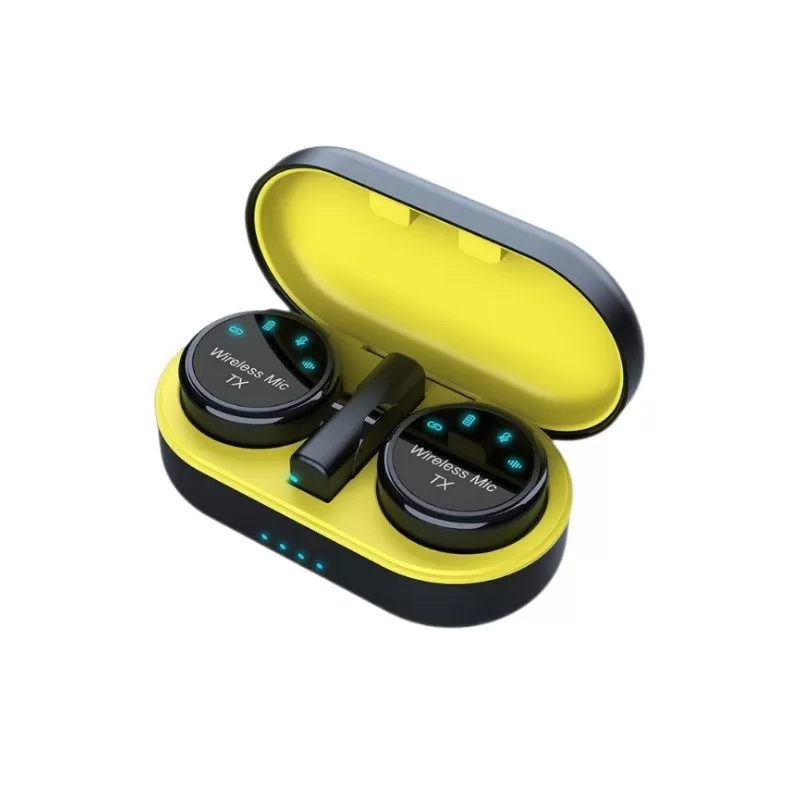 INF Trådlös Lavalier Mikrofon med Magnetklämma, Type-C, Dubbelt Mikrofonsystem för Livestreaming